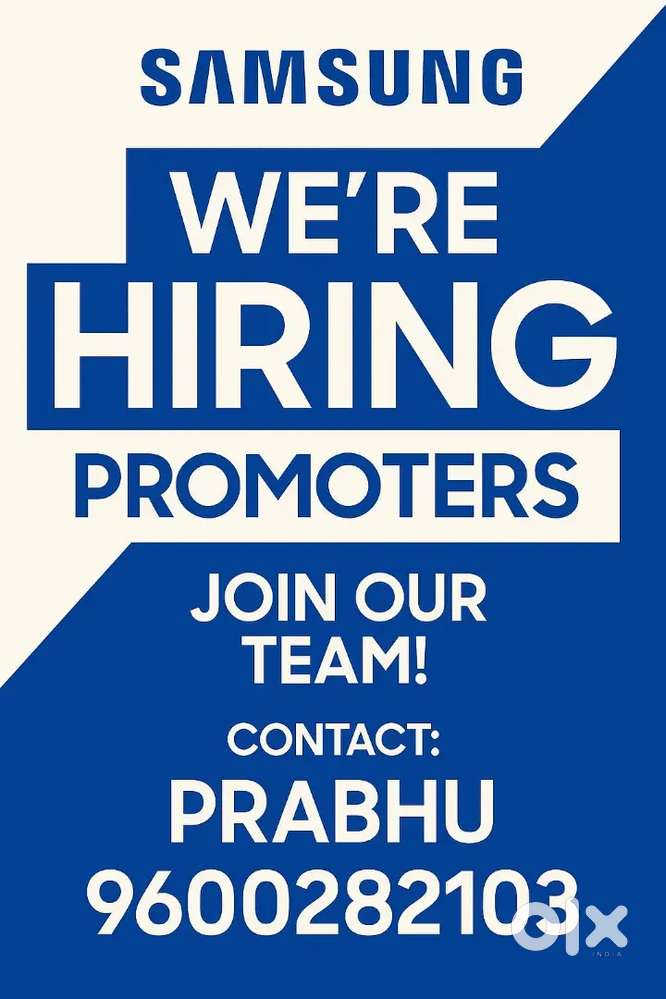 SAMSUNG PROMOTER ! Attractive salary and incentive in the market