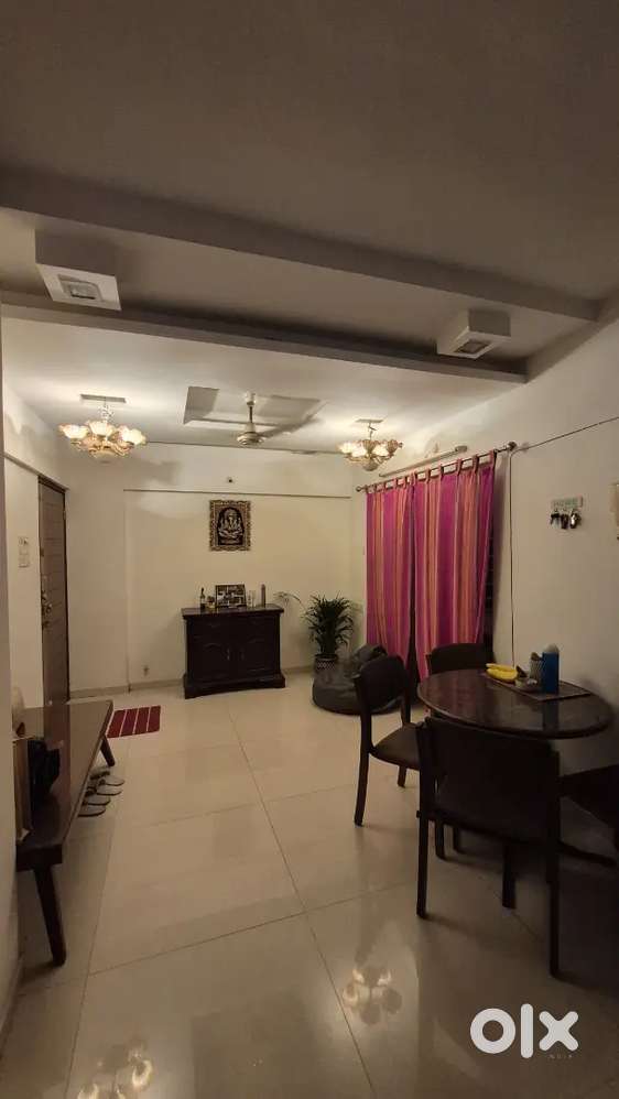 One room in 3 BHK furnished flat in Pimple Saudagar for Males