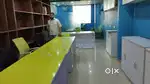 1 cabin 20 workstations office space in a ansal plaza vaishali.
