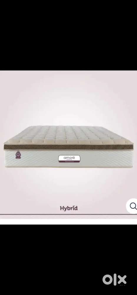 6.25x6ft(75x60inch) Amore Hybrid mattress with 8inch thickness