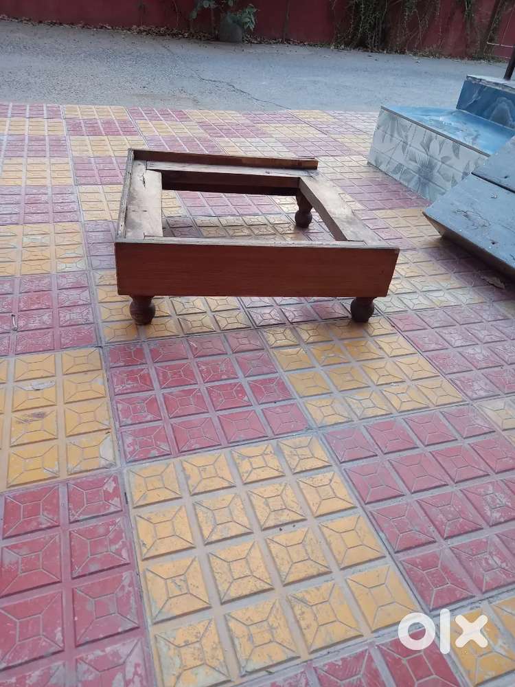 Wooden fridge stand