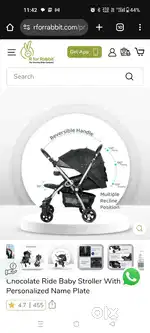 R for Rabbit Baby Stroller / Pram / Trolley