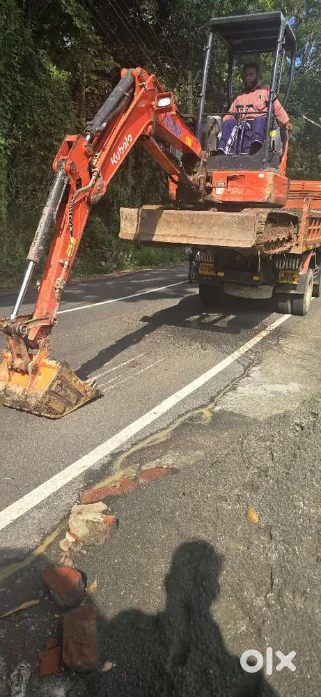 Facing the main road