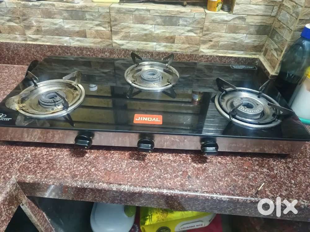 Jindal three burnal gas stove