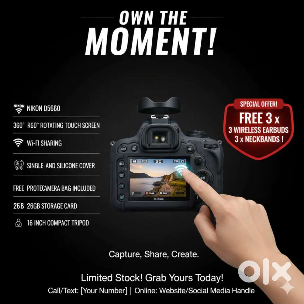 Nikon D 5600 Dslr Camera For Sale (2020)