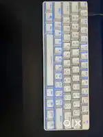 GK61 gaming keyboard + free coiled cable + Free hyperx wrist rest