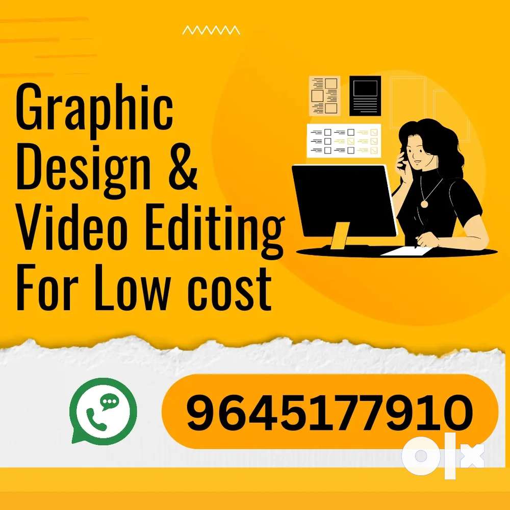 Graphic design & Video Editing low cost