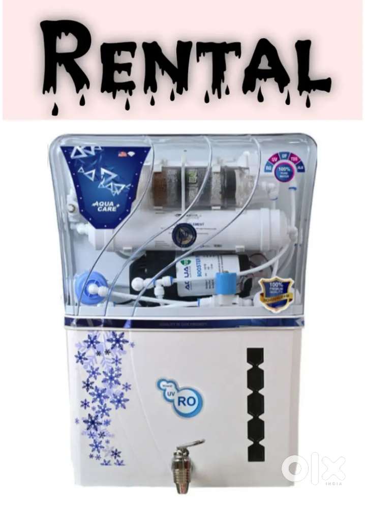 Ro water purifier available on rent