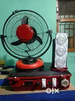 Rechargeable table fan light