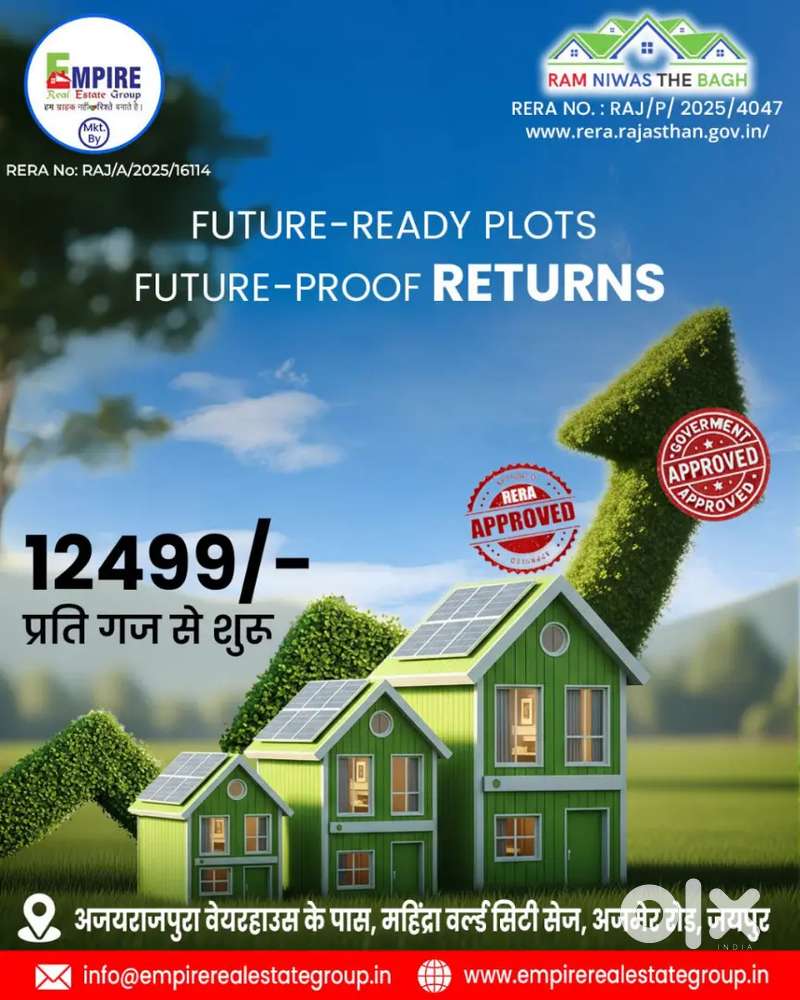 Govt.approved and RERA reg.project.