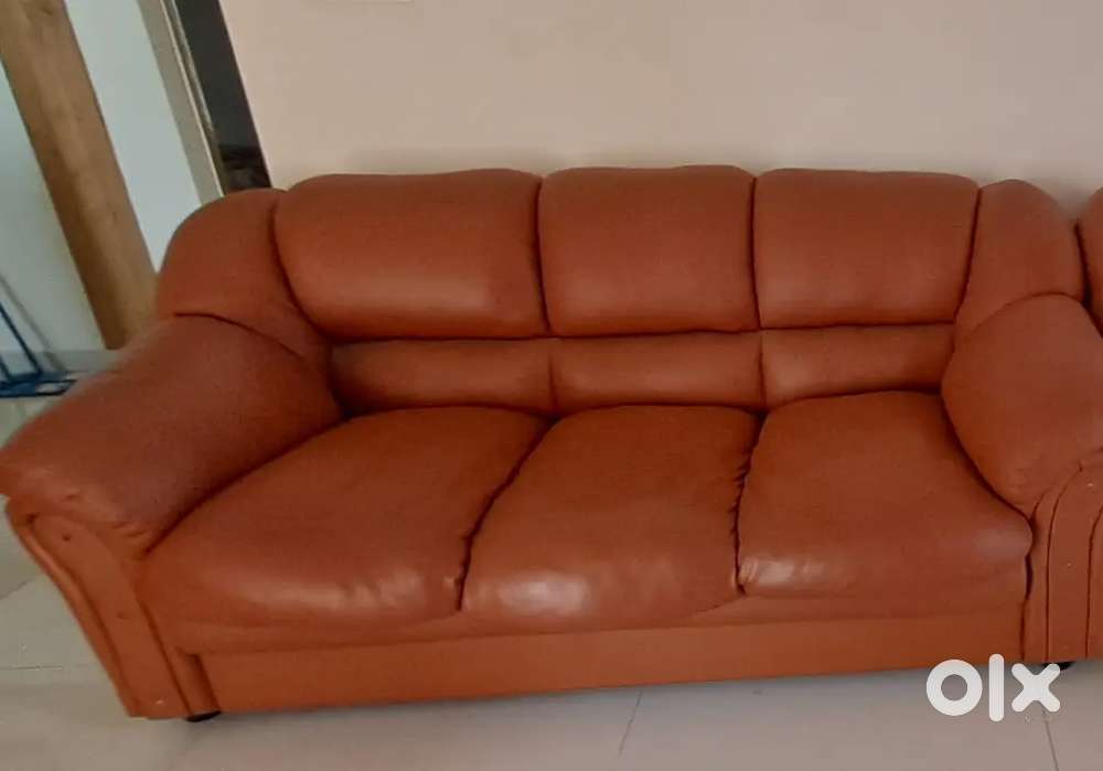 Leather sofa