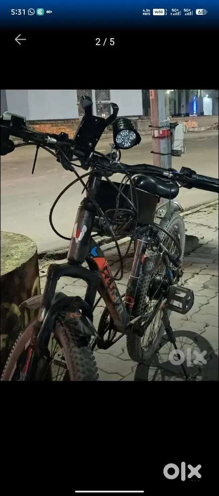 Manual Electric Cycle with dual disk Brack