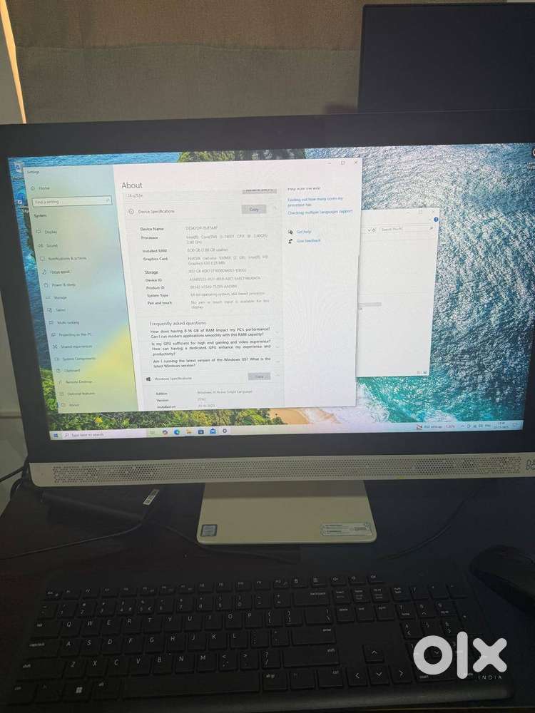 HP 24-q252 All in One Desktop