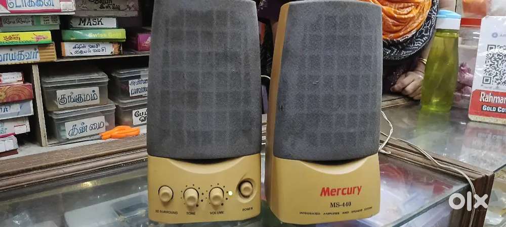 MERCURY  BRAND MULTIMEDIA SPEAKER ,/shoe polish MEICHIN