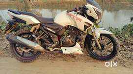 Apache rtr 180 a 1 bike new tayer new battry bast candisan