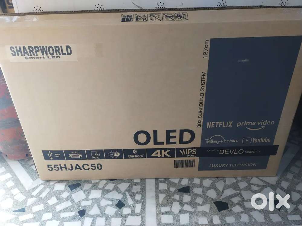 52 inches bezel less Q led with 3 years brand warranty with GST bill