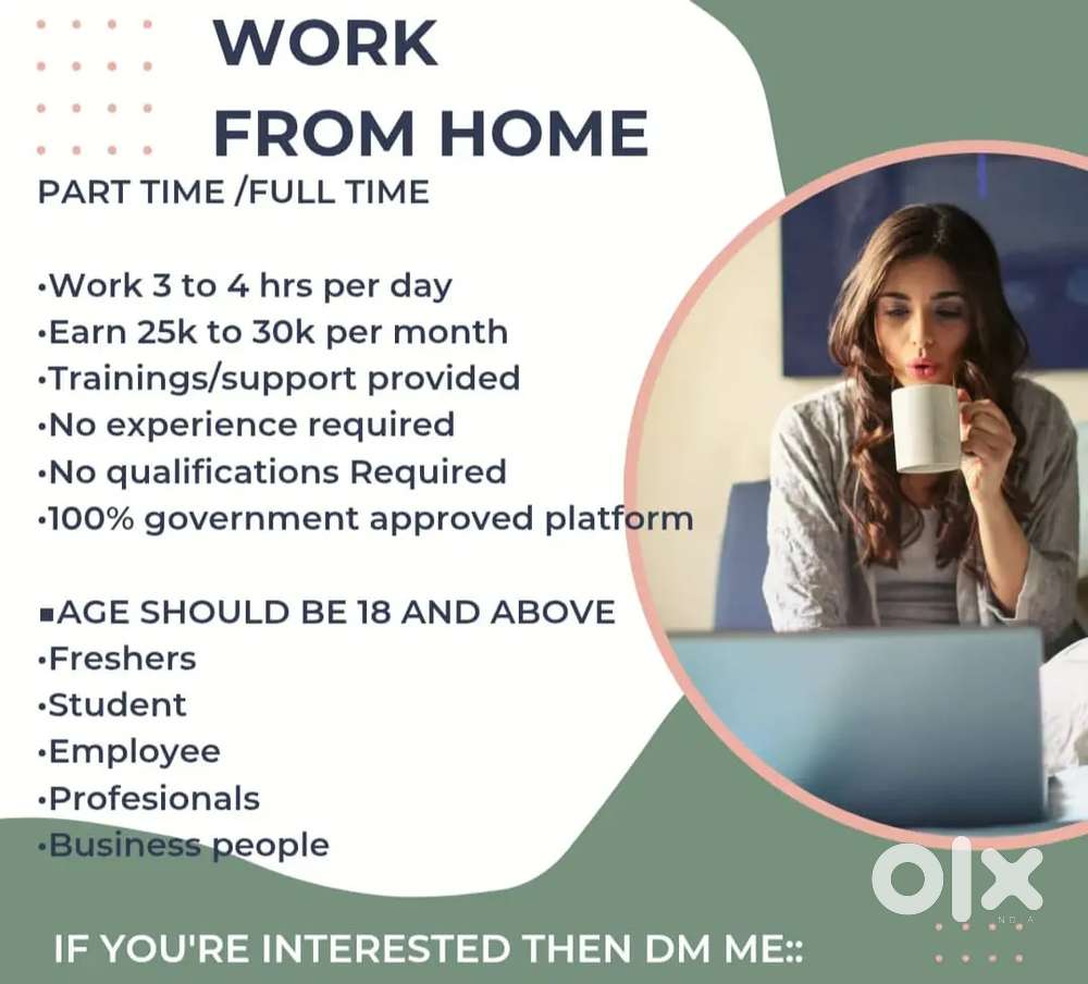 Online work from home
