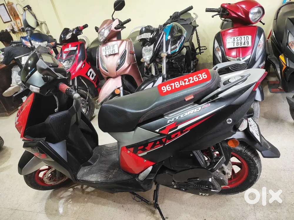 TVS NTORQ RACE XP 125 (2021) FULLY SHOWROOM CONDITION WELL MAINTAINED.