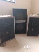 Old speakers with amplifier for sell