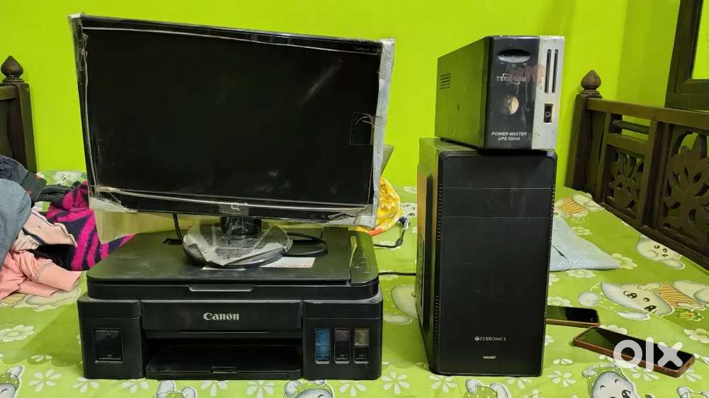 Computer set Core i3 4gb Ram with printer and UPS