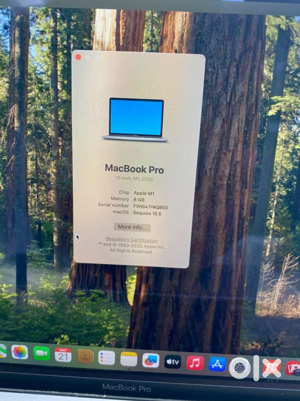 Apple MacBook Pro (13 inch) M1 Chip 8/256gb