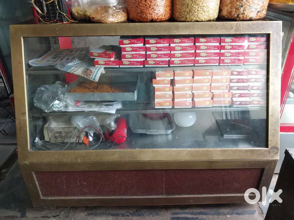 sweets counter for sell sweet and bakery item