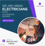 Urgently hiring freshers - electrician roll in Calicut