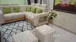 *SOFA with ottoman *
