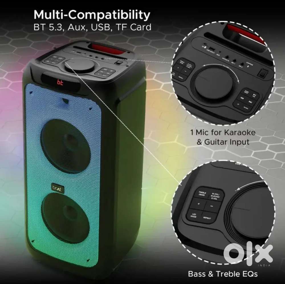 boAt Partypal 390Playback 160 W Bluetooth Party speaker.