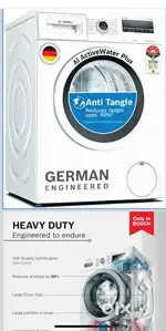 Bosch 8kg 5 star fully automatic front load washing machine
