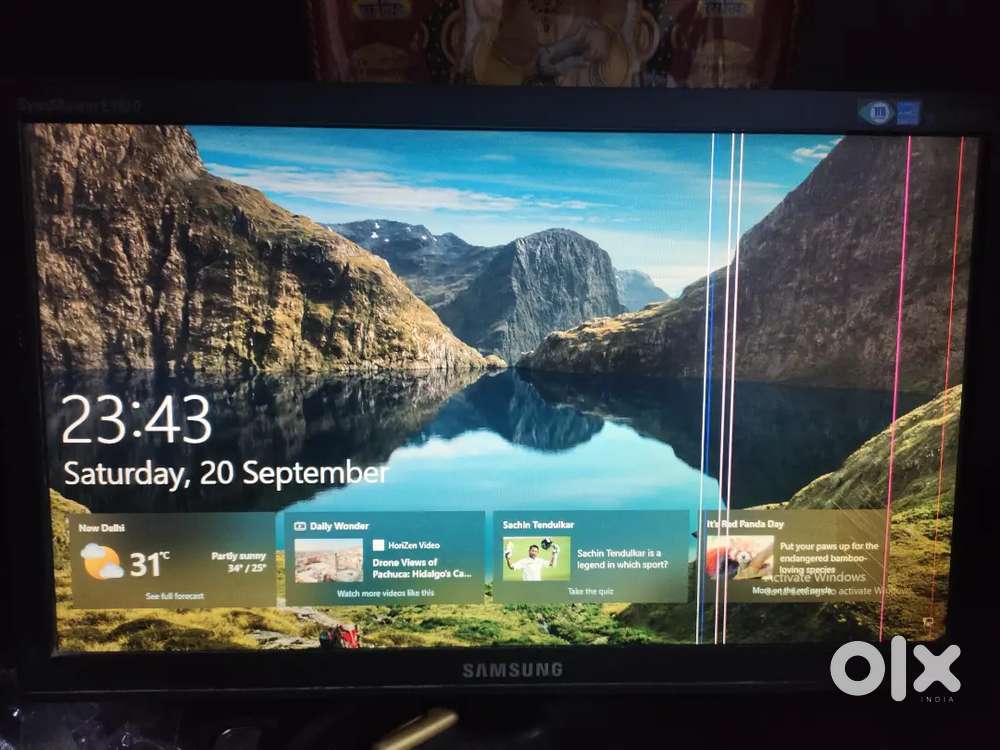 Samsung Computer 19 LCD monitor screen