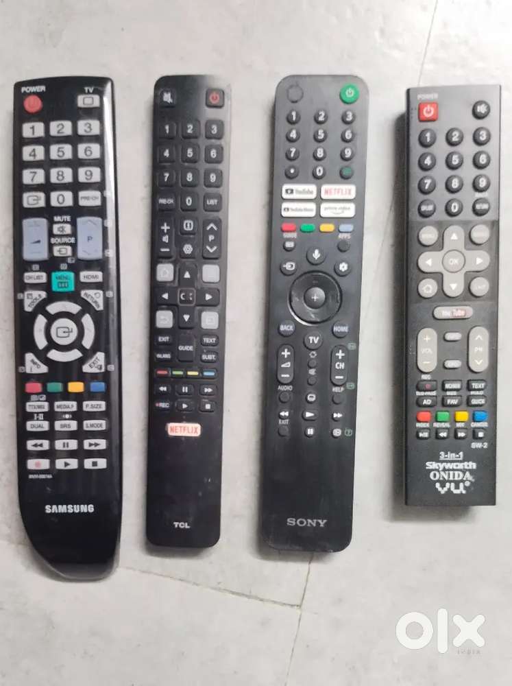 All LCD / LED OLD WORKING REMOTE 17 Qty