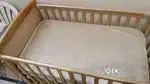 Kids crib with bed