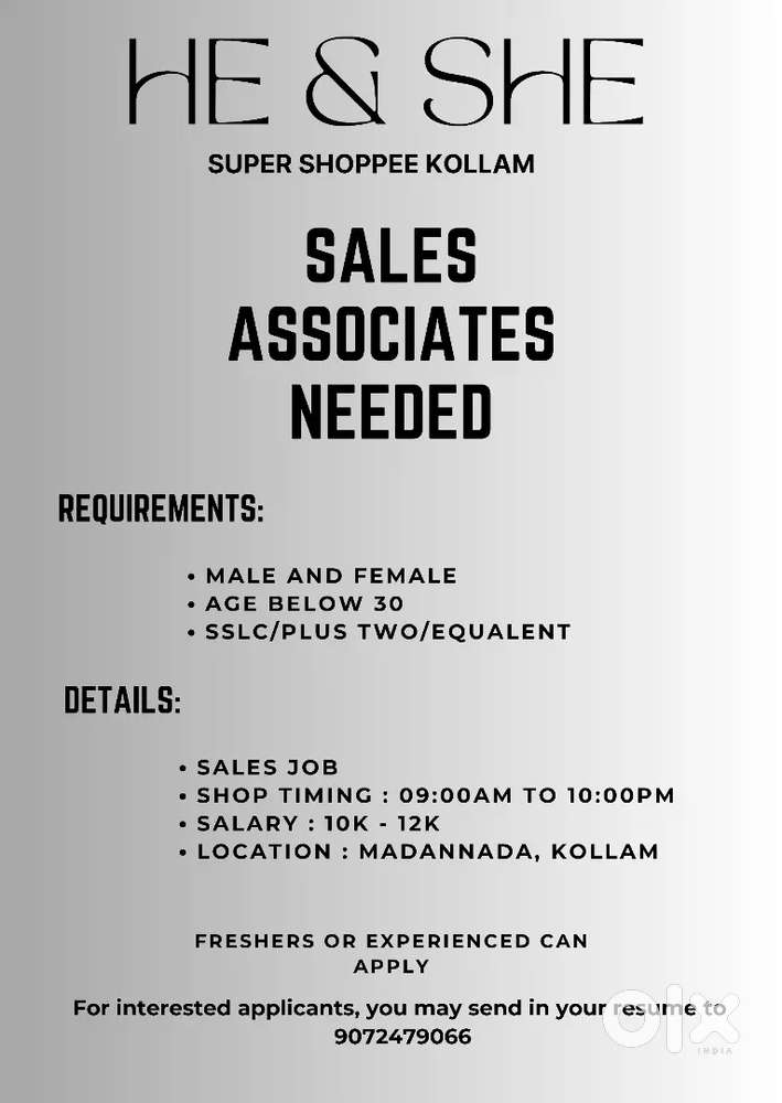 Sales Associates