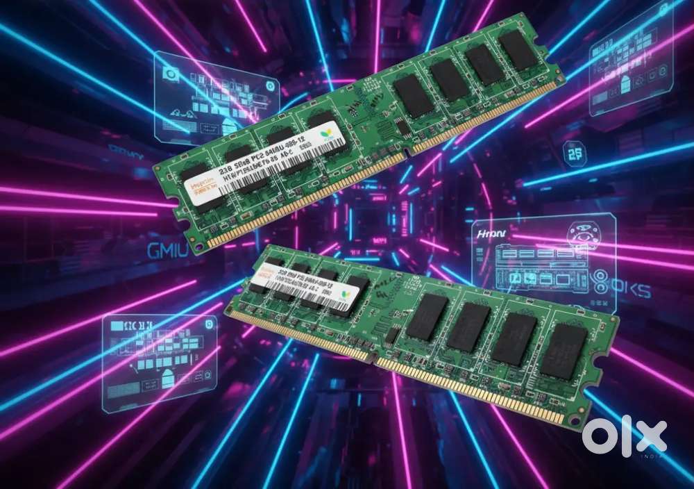 Selling - 4 gb DDR2 (2×2gb) ram hynix price : 200(negotiable ) urgent