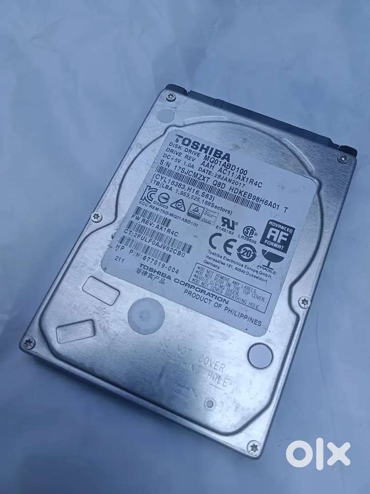 Toshiba 1TB Laptop Harddisk (fixed price)