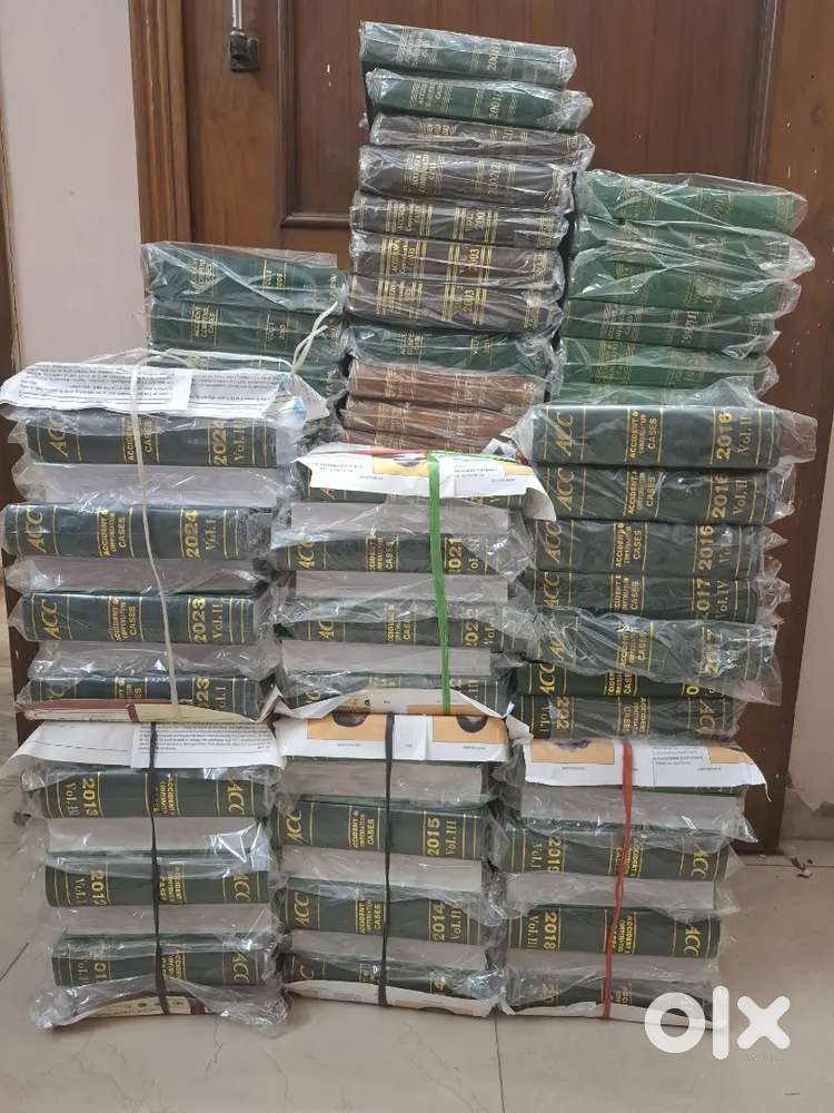 Law books for display