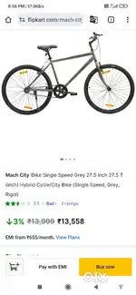 BSA  Mach city hybrid cycle