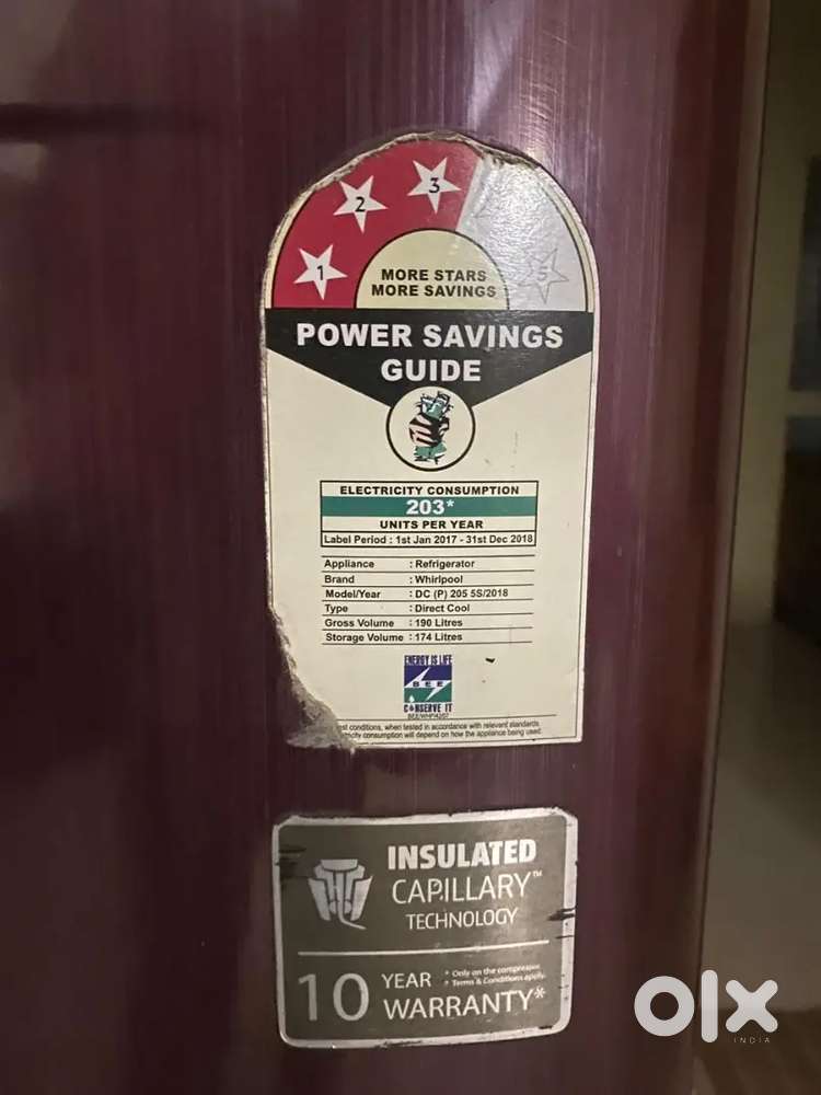 Whirlpool 190 ltrs