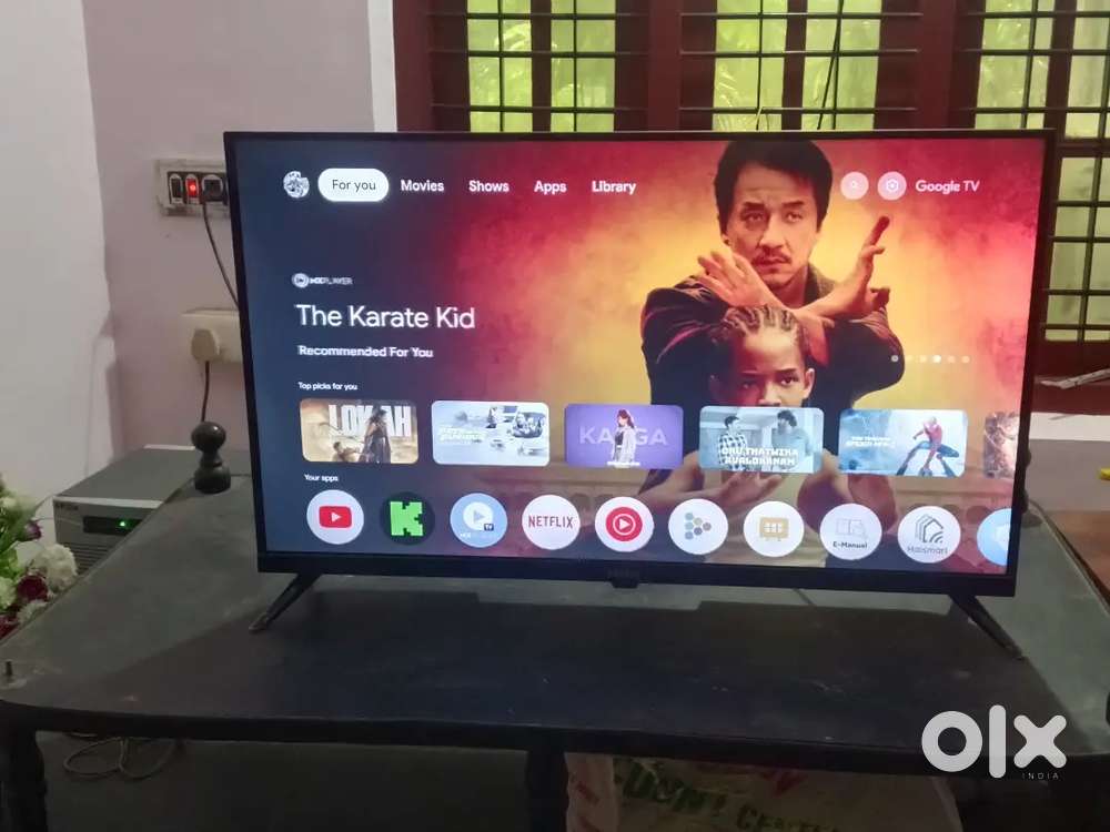 Haier google tv 32 inch 6 month old