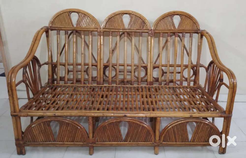 Cane sofa 3 seater