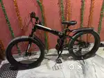 Foldable fat tyre cycle with gears for sale