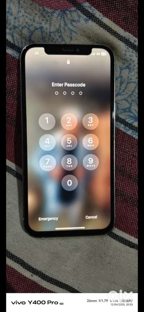 phone 12pro 128gb only folder, change Face ID, not working