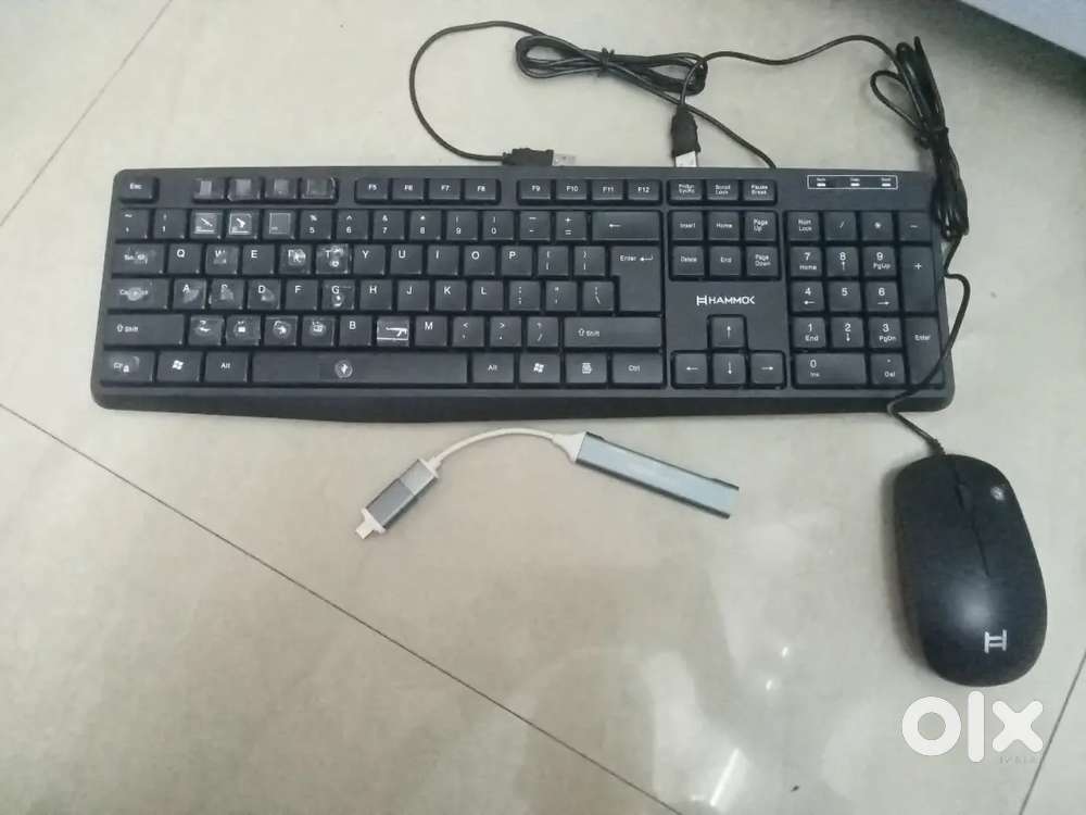 Keyboard and mouse and usb hub