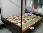 Wooden bed