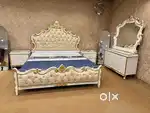 King size bed storage dressing table