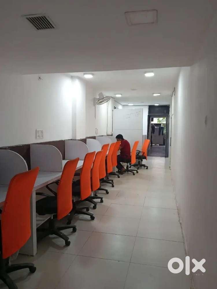 1 Cabin with 15 Workstation's fully furnished office space for rent