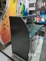 Designer antique fan and bar cabinet etc