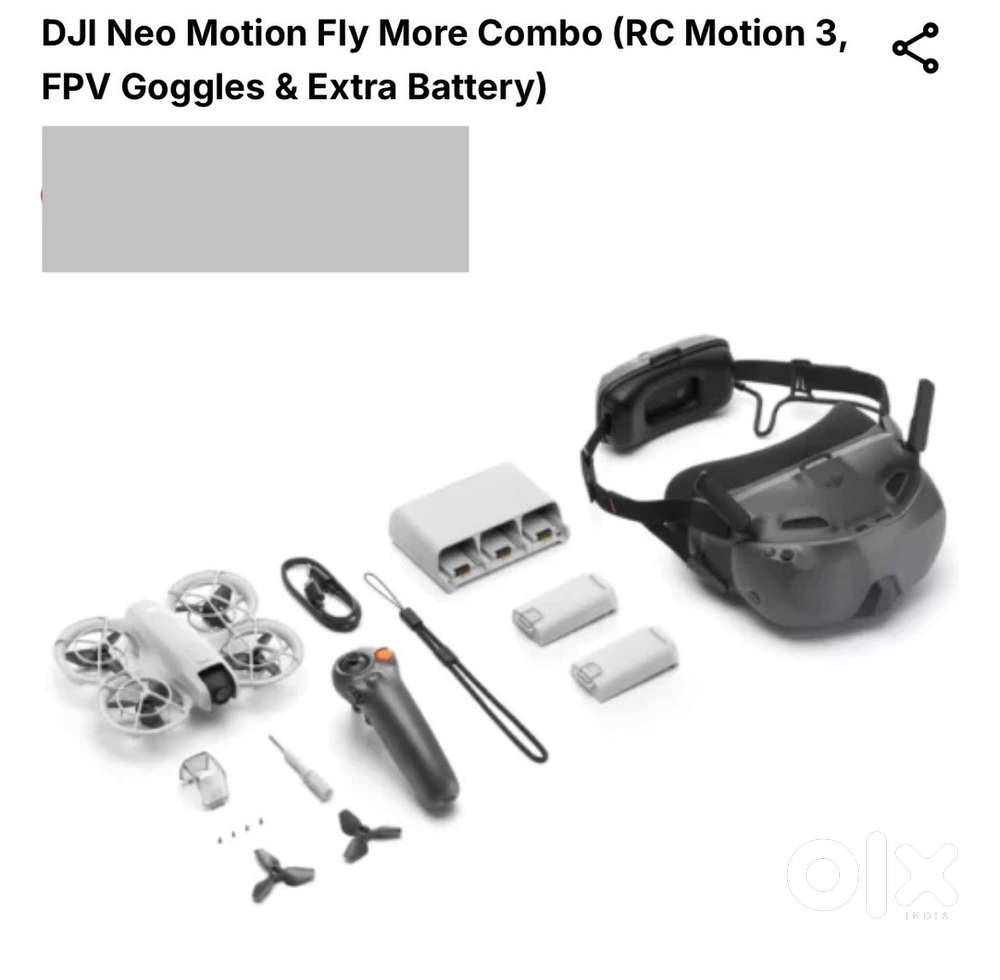 Dji neo fly motion combo