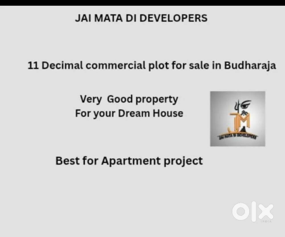 11 Decimal Commercial plot for sale in Budharaja